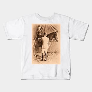 Vintage Side Saddle Kids T-Shirt